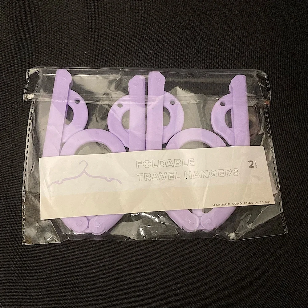 2 Pack Foldable Travel Hangers